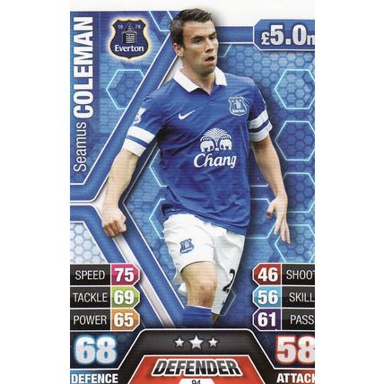 Match Attax 2013/2014 94 Seamus Coleman Everton