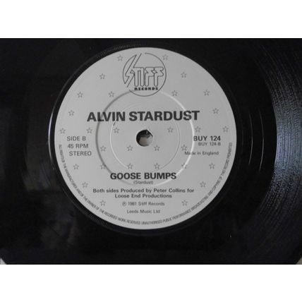 7".1981. ALVIN STARDUST, PRETEND ,STIFF BUY 124. GOOSEBUMPS. NEAR MINT