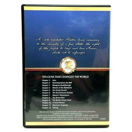 American Rifleman Video Collection Ten Guns That Changed The World DVD (L51)
