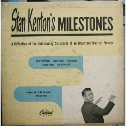 Stan Kenton's Milestones-10" LP-1950-EX/VG+ *Capitol H190