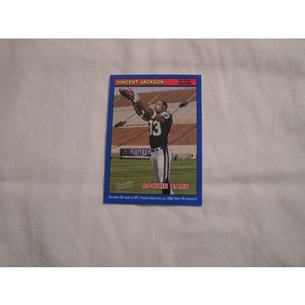 Vincent Jackson 2005 Bazooka BLUE NO. 179 ROOKIE