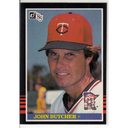 1985 Donruss baseball card 314 John Butcher