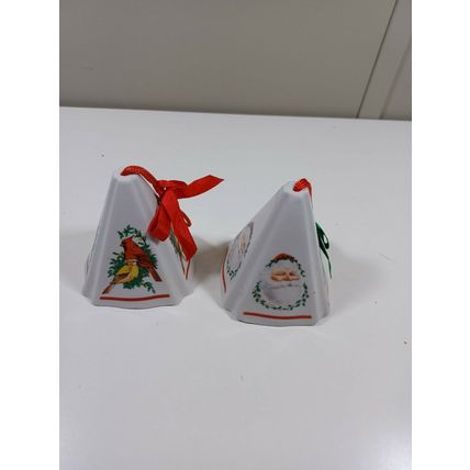 Giftco Inc Porcelain Christmas Ornament Fragrance Scent Potpourri Holder santa