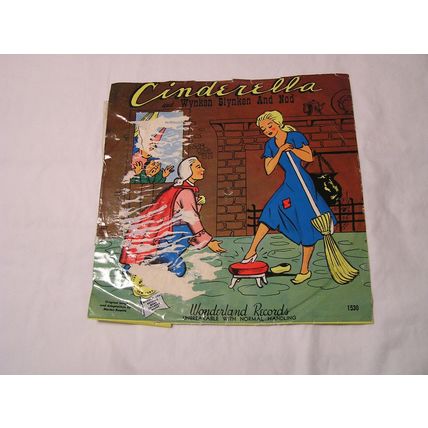 Gerry Beitzel/Sally Sweetland Green Vinyl 78 and Picture Sleeve-CINDERELLA/WYNE