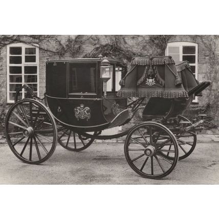 Shrewsbury State Coach Hooper Carriage Real Photo Postcard