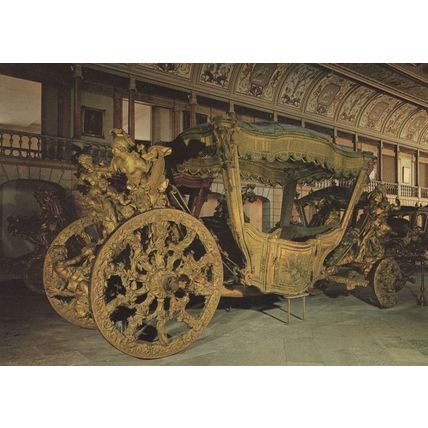 Marquis De Fontes A Rome XVIII Embassy State Coach Carriage Postcard
