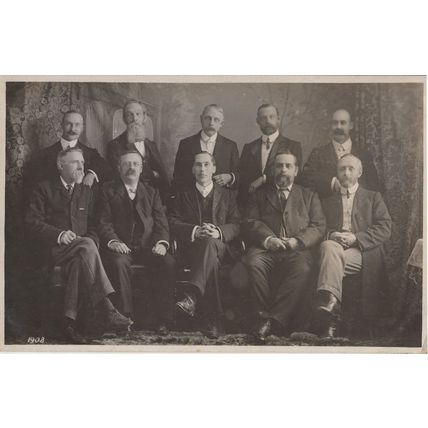 Lowestoft Group Photo Portrait Antique Real Photo Postcard