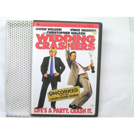 Wedding Crashers (Unrated) ( (DVD)) w/ case+COVER ART!