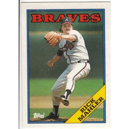 1988 Topps baseball card 706 Rick Mahler