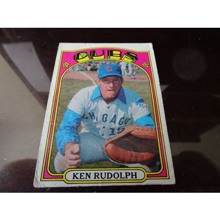 1972 Topps Card # 271 Ken Rudolph Good (2) Chicago Cubs