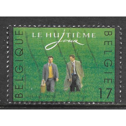 BELGIUM BELGIE BELGIQUE 1998 LE HUTIEME JOUR TWO MEN FIELD SUITCASE FRIENDS