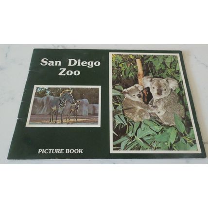 SAN DIEGO ZOO PICTURE BOOK Animals CA California Souvenir
