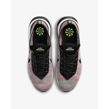 New Womens 11.5 Nike Air Max Flyknit Racer Ghost Green Pink Shoes DM9073-300