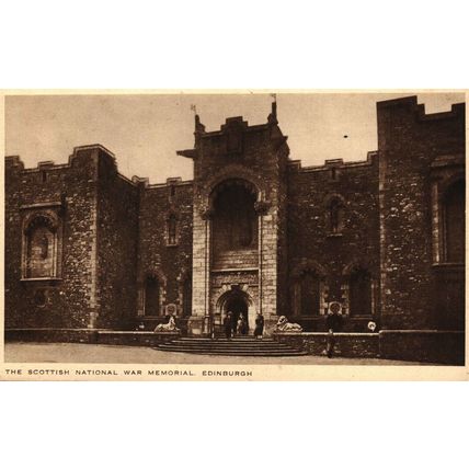Edinburgh, Scottish National War Memorial, 0050, 4 x Vintage Postcards