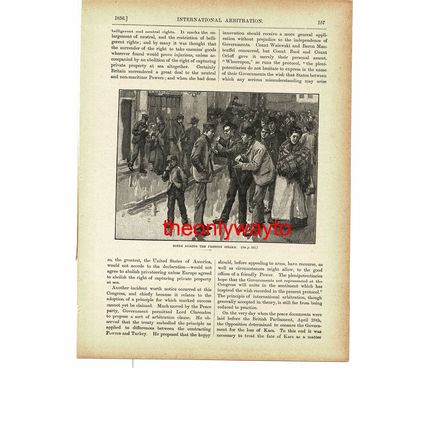Preston Cotton Industry Strike, 1854, Book Illustration (Print), c1895