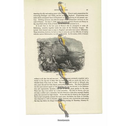 Siege Of Boulogne, 1546, Book Illustration (Print), c1870
