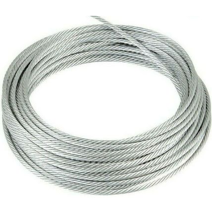 Galvanised Steel Wire Rope Cable Rigging 1.2mm 1.5mm 2mm 3mm 4mm 5mm 6mm 8mm