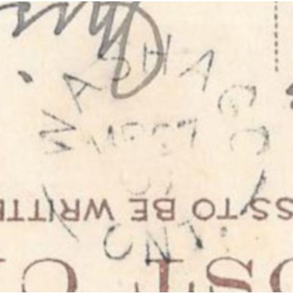 Coopers Falls + Washago, Ontario split ring cancel, 1907,