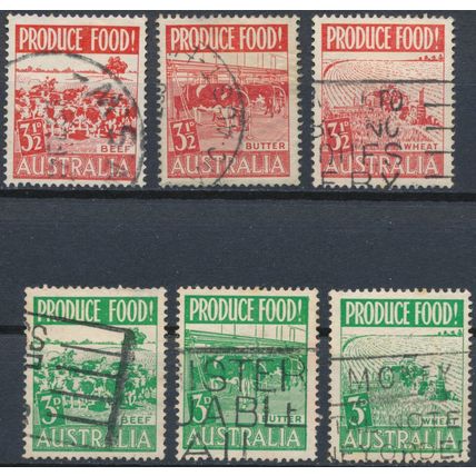Food Production - Australia 1953 - FH - SG 255/60