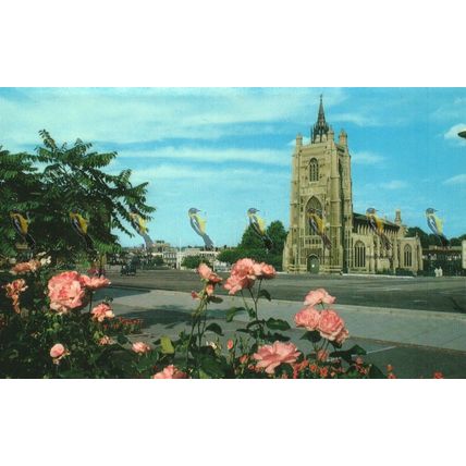 St Peter Mancroft Church, Norwich, KN 188 Jarrold Postcard, 1970s