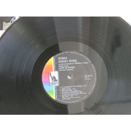 JOHNNY RIVERS, ESTERO VINYL LP. SPANISH COPY