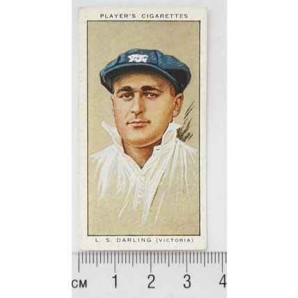 1934 Players Cricketers No. 40 L. S. Darling, Victoria & Australia