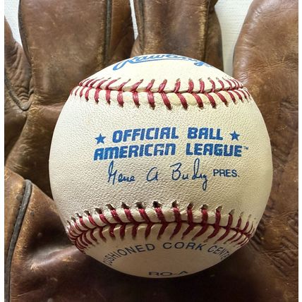 Bob Feller Signed Autographed "HOF 62" American League (OAL) Baseball: MLB Auth.