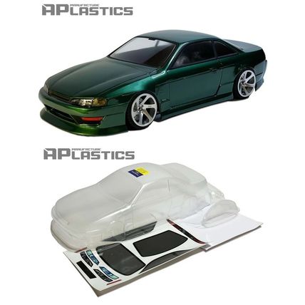 Clear RC Body S14 Silvia Kouki 1/10 OnRoad Car HPI/4Tec2.0/200mm APlastics