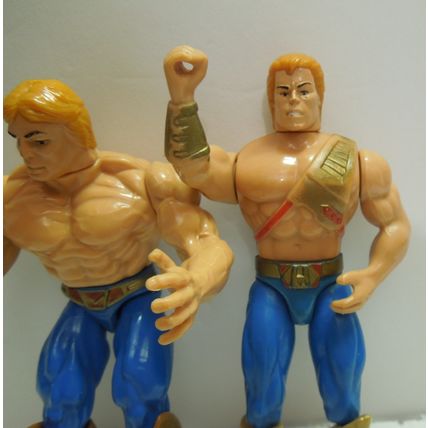 Vintage MOTU He-Man Action Figure Lot - 1988 & 1990 Mattel Malaysia Masters of