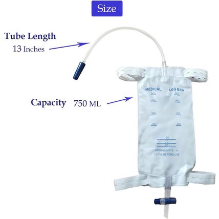 Condom Catheter External Self Sealing Set 10Pcs Male Condom Catheter 1Pcs 500Ml