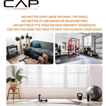 CAP Barbell Standard 1-Inch Grip Weight Plates