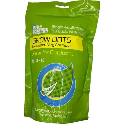Grow Dots Extended Veg Plant Food, Single-Application, Programmed-Release Plant