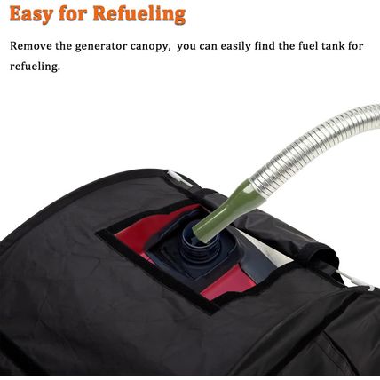 Generator Cover While Running, Portable Waterproof Generator Storage Cover，All-W