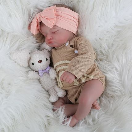 Lifelike Reborn Baby Dolls-20 Inch Sleeping Realistic Newborn Baby Dolls, Soft C