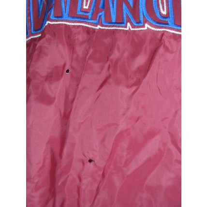 CCM NHL Hockey Colorado Avalanche Winter Jacket Fleece Lined Red Hooded Size Med