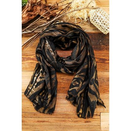 Black Floral Crochet Bell Sleeve Loose Sweater