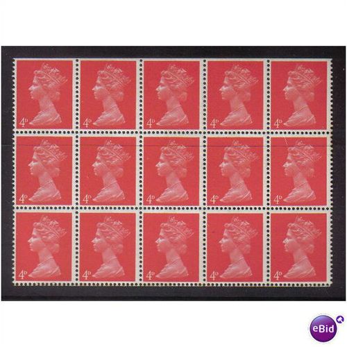 1969 BOOKLET PANE SG 733/734 MINT