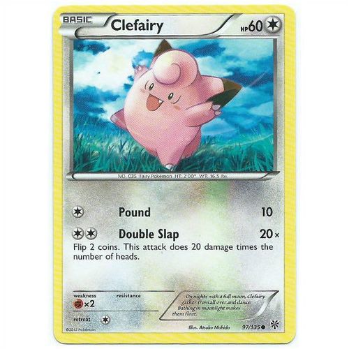 Pokemon Black & White Plasma Storm - #97/135 - Clefairy