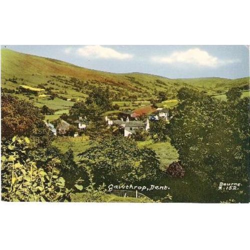 Gawthrop, Dent, Cumbria - Bourne postcard 1966