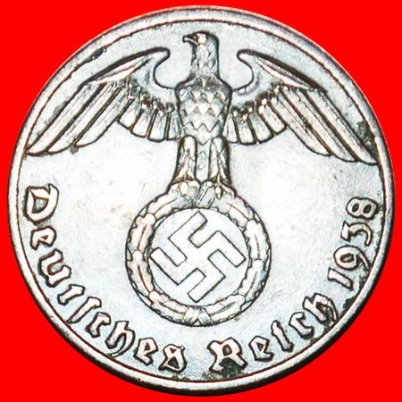 SWASTIKA: GERMANY ★ 1 PFENNIG 1938J! LOW START ★ NO RESERVE!