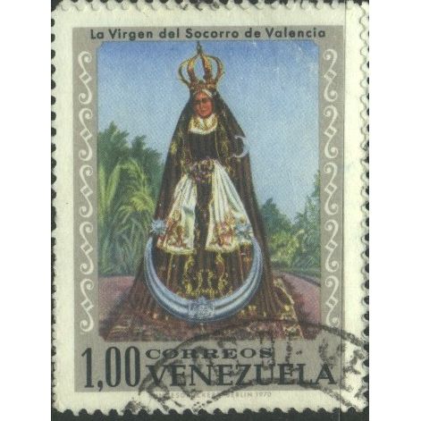 Venezuela 1970 - SG2164 - 1b multi - "Our Lady Of Socorro de Valencia" - used