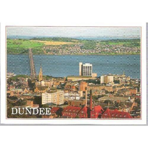 Dundee - City, bridge, Firth of Tay - Dixon postcard c.1980s