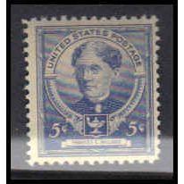 872 5c Frances Willard Just Clears MNH KA3195