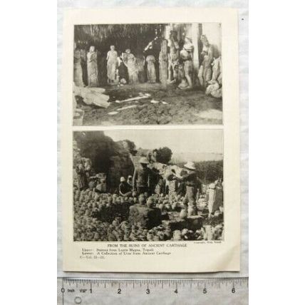 Vintage illustration: Ruins of Ancient Carthage