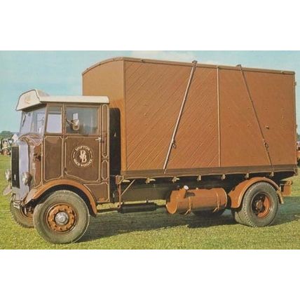 1935 Leyland Beaver 8.6 Litre Flat Lorry Rare Photo Postcard