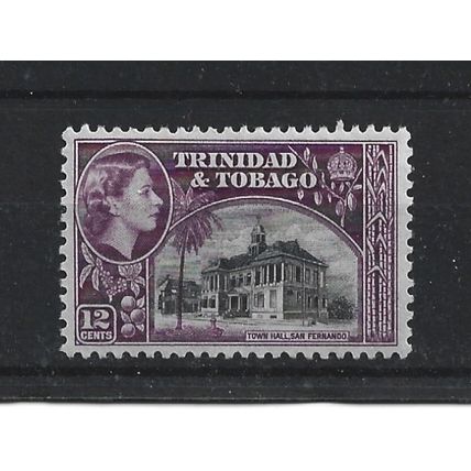 Trinidad&Tobago.SG274 12c Town Hall,San Fernando.Mounted Mint.Oct23