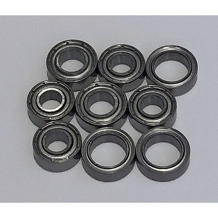 (9pcs) TAMIYA ACURA / JAGUAR / MERCEDES C11 Metal Sealed Ball Bearing Set