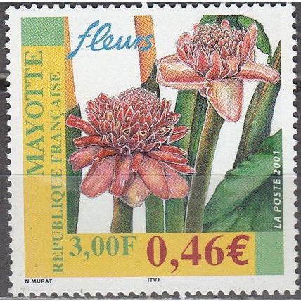 Mayotte 2001 Michel 106 Neuf ** Cote (2002) 2.00 € Fleurs