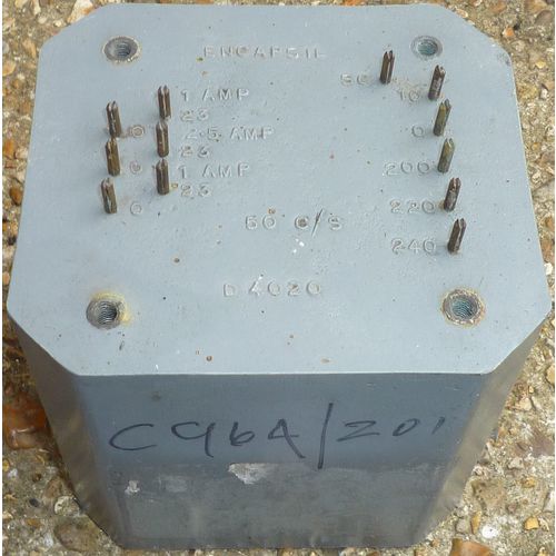 Transformer Mains 240V to 23V x 3 military grade fully potted encapsulated 104VA