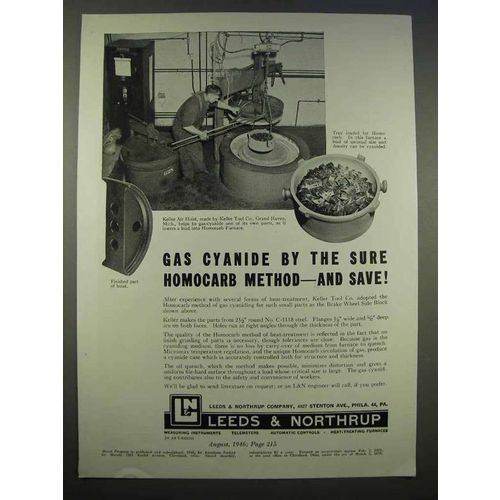 1946 Leeds & Northrup Homocarb Method Ad